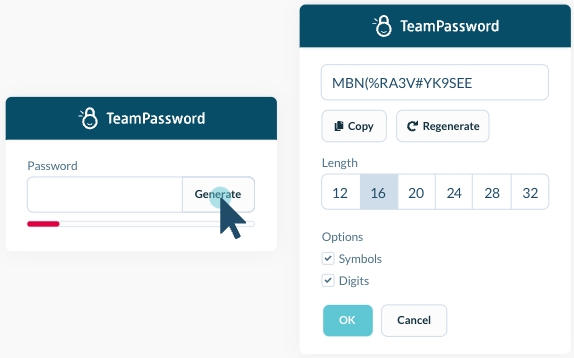 TeamPassword Generate Password